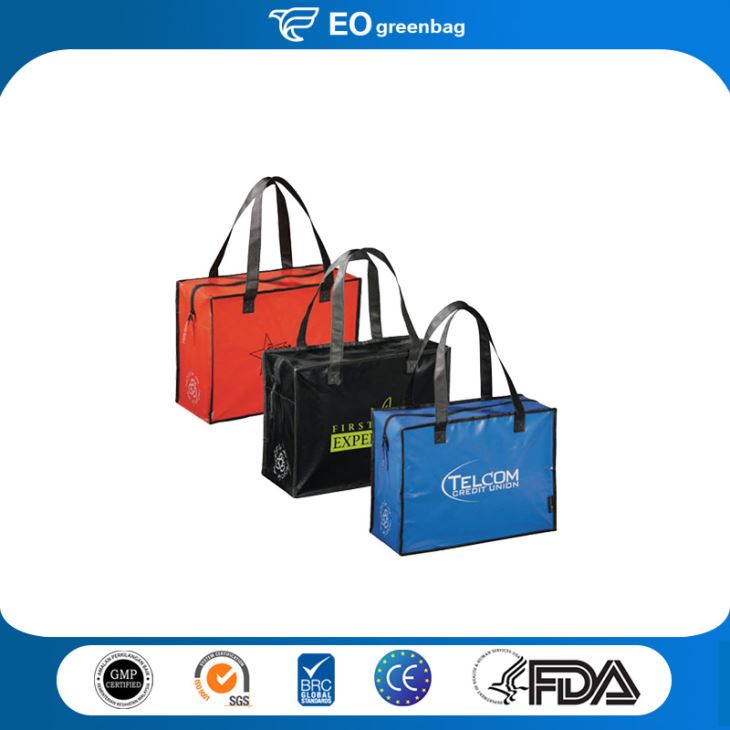 Nonwoven Shopping Bag with Zipper