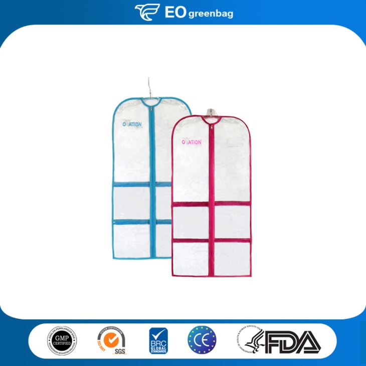 Plastic Garment Bag with Pockets